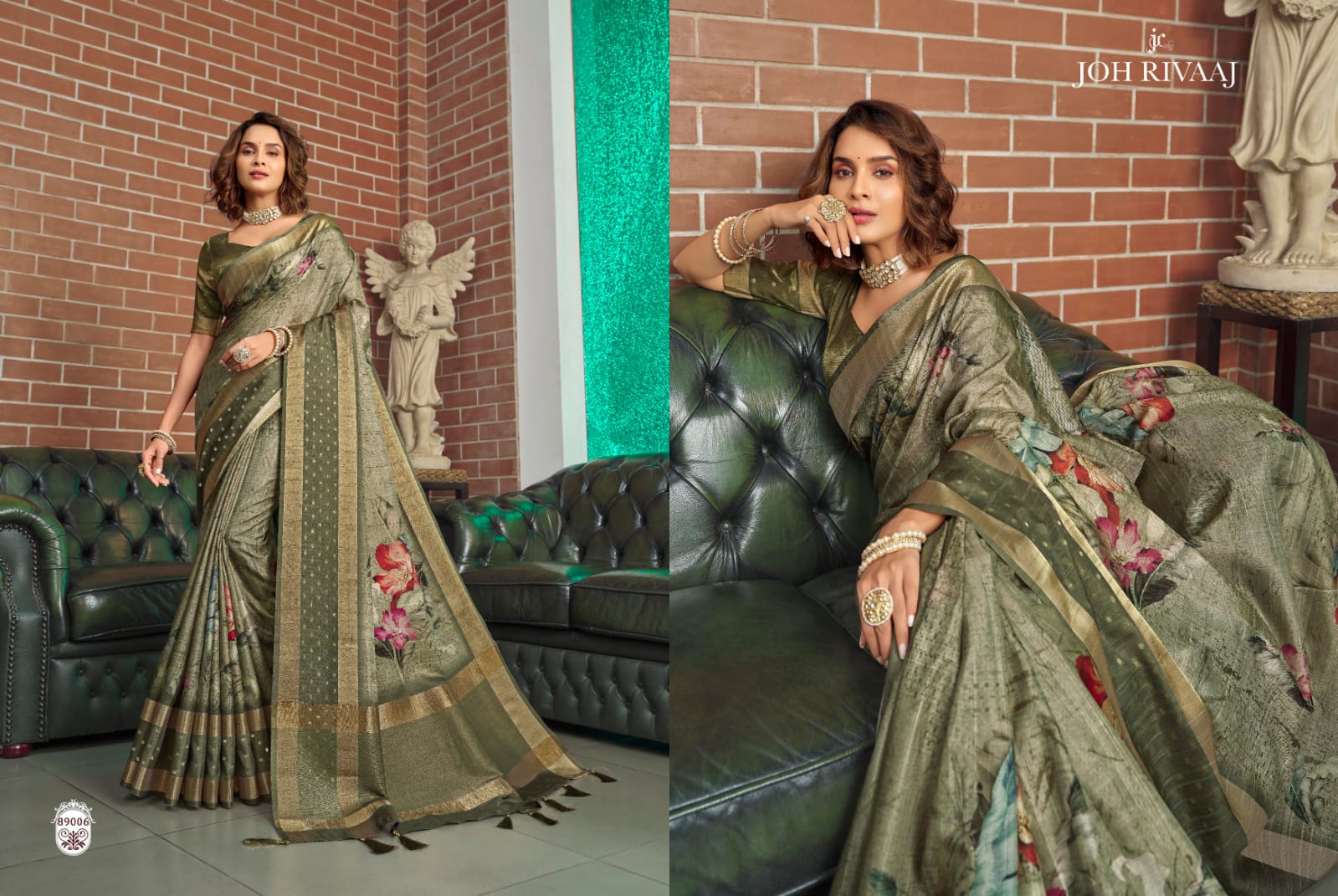 Jaipriya Vol890 By Joh Rivaaj Silk Partywear Saree catalog 
